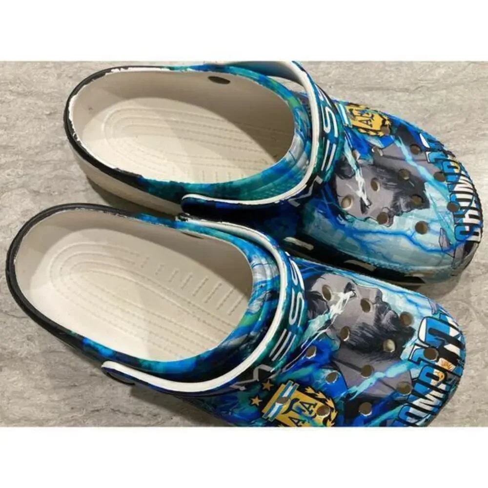 Lionel Messi Champions‎ Unisex Waterproof Clog Shoes Multicolor Casual 10.5 44